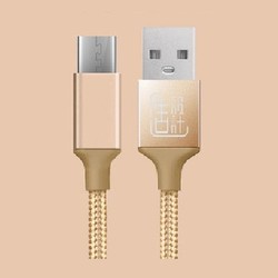 浩设计 micro-USB 安卓编织数据线 1米