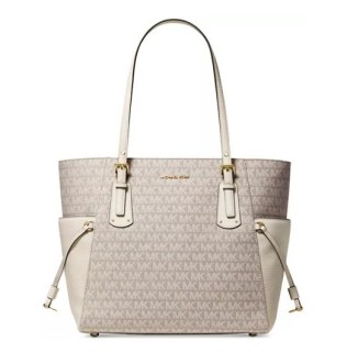 MICHAEL MICHAEL KORS 迈克·科尔斯 Jacquard Signature Voyager East West 女士托特包