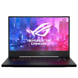 ROG 幻15 英特尔酷睿i7 144Hz 3ms窄边框屏创意设计轻薄笔记本电脑(i7-9750H 16G 512GSSD GTX1660Ti 6G)影黑