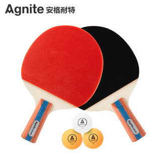 Agnite 安格耐特 乒乓球拍 直拍对拍双面反胶  F2366B
