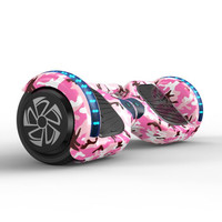 展跃 平衡车儿童电动平行智能扭扭越野体感漂移思维自平衡双轮成人两轮代步车F2-粉色 zy001