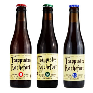 Trappistes Rochefort 罗斯福 比利时进口啤酒罗斯福啤酒组合6号8号10号三款各2瓶 Rochefort 330mL*6瓶