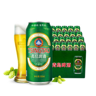 商品tsingtao 青岛啤酒 黄啤酒 500ml*120听
