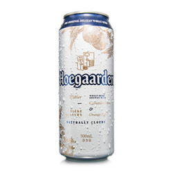 福佳(Hoegaarden)啤酒精酿白啤酒500ml*18听装整箱装苏宁自营 *2件