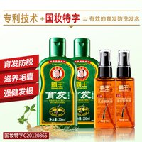 BAWANG 霸王 育发防脱洗发水生姜汁洗发液防掉发增发洗发露男女控油洗头水 育l发防l脱200ml两套