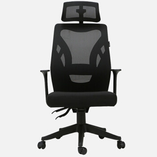 Hbada 黑白调 HDNY138BM 电脑椅 黑色