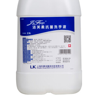 JIFRO 洁芙柔 抗菌洗手液 2500ml