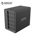 Orico/奥睿科 多五盘位外置双硬盘柜箱3.5寸台式机移动盘盒座USB3.0存储柜