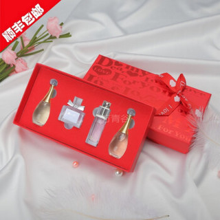 Dior 迪奥 香水小样花漾甜心淡香水Q版香氛香水限量版红色礼盒 *3件