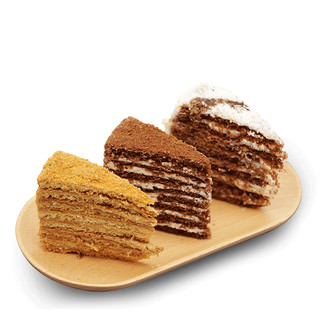 双山牌 俄罗斯提拉米苏千层蛋糕 (500g、奶油味、盒装)