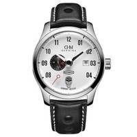 登喜玛（denhima）德国手表男士DHM腕表进口机械机芯防水白色表盘个性速度时尚 GR777103