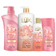 LUX 力士 桃花沁香（洗发水750ml+沐浴露720g+洗沐100g*2） *3件