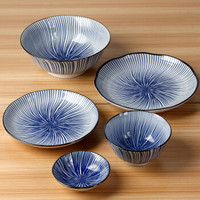 MinoYaki 美浓烧 陶瓷餐具套装 十草 10头 +凑单品
