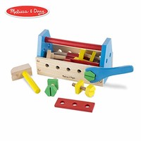 Melissa & Doug 儿童优质益智木质玩具工具箱