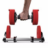 斯诺德 快速调节哑铃15公斤（7.5kg*2） 男女式可拆卸亚玲健身器材 黑红15KG（一对）     DB15