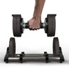 斯诺德 哑铃男士健身家用15kg30斤快速自动可调节重量7.5KG*2健身器材 红色 15KG=7.5*2   DB15