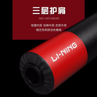 LI-NING 李宁 哑铃男士健身家用亚铃器材初学者练臂肌杠铃一对 李宁环保哑铃30kg     LJSP10