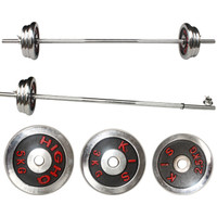 KERUILAI 科瑞来 杠铃片哑铃片环保电镀杠铃片小孔哑铃杠铃共用片口径2.8/2.5cm 5kg一片 KRL-67