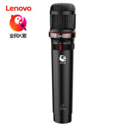 Lenovo 联想 全民K歌定制麦克风 UM20S 曜石黑