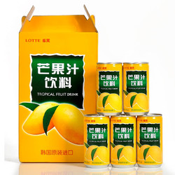 乐天 芒果汁 180ml*6罐