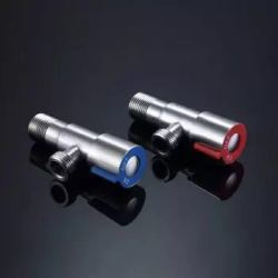 斯沃奇 三角阀冷热通用止水阀 4分接口 PJ5010 -A 1冷1热 2只装 *2件