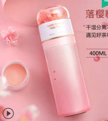 物生物 茶水分离泡茶杯 400ml