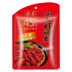 德庄 川菜调味料 十三香小龙虾调料 田螺花蛤炒料180g重庆特产 *2件
