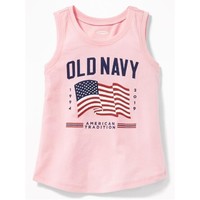 OLD NAVY 女童印花背心