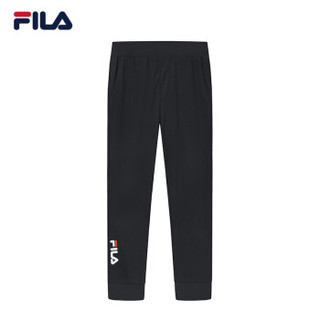 FILA 斐乐官方 男子九分裤 新品针织收口中长裤男裤 传奇蓝-NV 175/84A/L