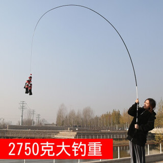 化氏神尊 鱼竿 渔具 钓鱼竿3.64.55.4米手竿高碳素台钓竿超轻超硬鲤鱼竿特价套装鱼杆  5