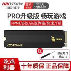 海康威视固态硬盘C2000 SSD nvme协议M.2接口2280PCIe台式机笔记本 pro升级款 512G