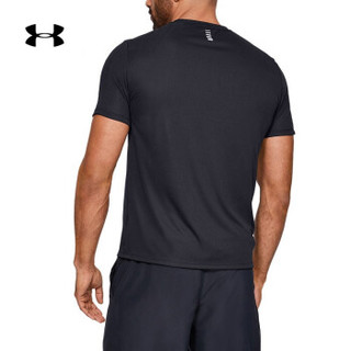 UNDER ARMOUR 安德玛 Speed Stride 1326564-001 男子运动T恤 黑色 XL