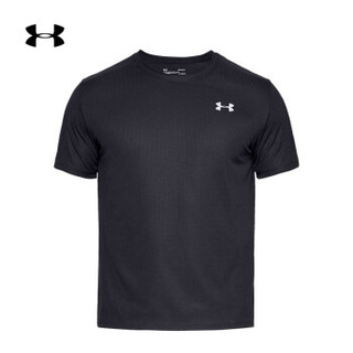 UNDER ARMOUR 安德玛 Speed Stride 1326564-001 男子运动T恤 黑色 XL