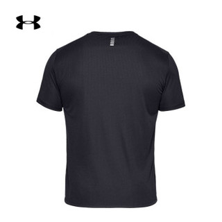 UNDER ARMOUR 安德玛 Speed Stride 1326564-001 男子运动T恤 黑色 XL