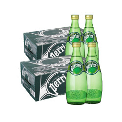 Perrier 巴黎水 原味玻璃瓶 750ml*12瓶*2件