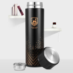 znop 带茶漏商务泡茶杯防摔底办公杯 户外便携车载杯