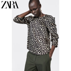 ZARA 08266207083 女装 印花衬衫