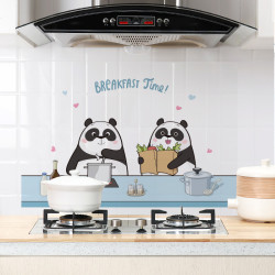 厨房家用透明防油烟墙纸耐高温