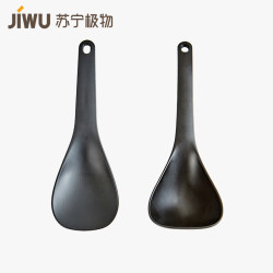 苏宁极物 合金汤勺饭勺子 两只装
