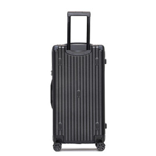 BEROZE32英寸加大号拉杆箱男超轻行李箱大容量旅行箱女万向轮加厚箱子出国旅行托运箱密码箱 黑色经典款 32英寸