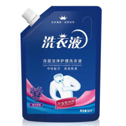 薰衣草香洗衣液1瓶2kg