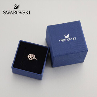 SWAROVSKI 施华洛世奇   GREETING 戒指 镀玫瑰金浪漫立体镂空心形戒指  5345512