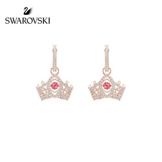 SWAROVSKI 施华洛世奇 5510985 新品 Bee A Queen 瑰丽皇冠耳环女 女友礼物