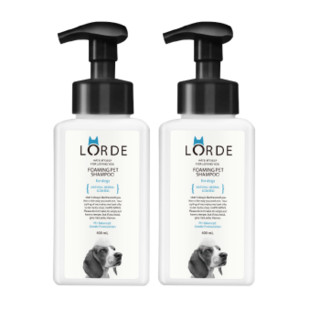 lorde 狗狗泡沫沐浴露 400ml*2 *2件