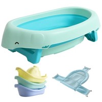 rikang 日康 RK-X1023-1 婴儿折叠浴盆+浴网 绿色