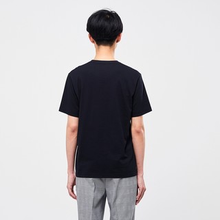UNIQLO 优衣库 男士T恤UQ419399000 黑色 S (黑色)