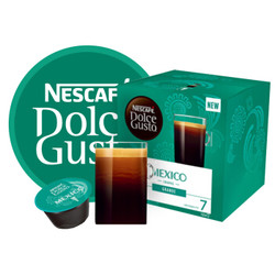 英国进口 美式醇香 雀巢多趣酷思( Dolce Gusto) 胶囊咖啡 巡礼墨西哥 研磨咖啡 12粒装108g