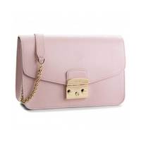 FURLA 芙拉 METROPOLIS 女士单肩斜挎包 (玫粉色、小号)