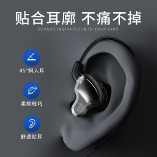POLVCOG 铂典 耳机入耳式 四核双动圈 华为 苹果    D6