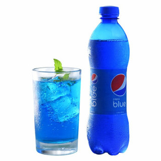 Pepsi blue 百事蓝色可乐 百事蓝色可乐blue梅子味 (450ml*5)